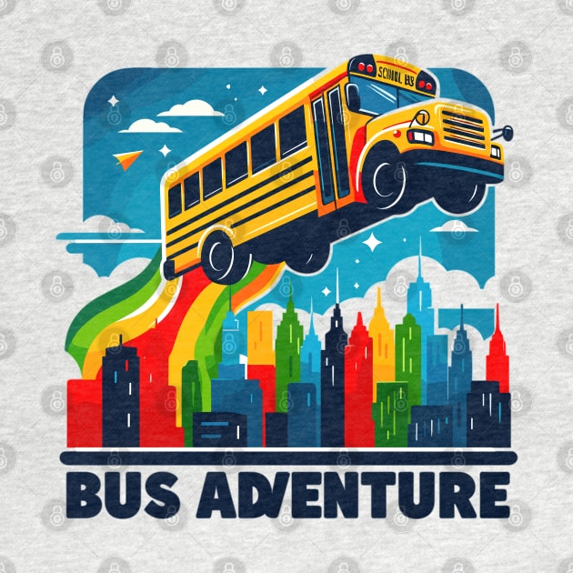 School Bus Adventure by Vehicles-Art
